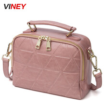 viney2016新品真皮女包欧美时尚斜挎包单肩包