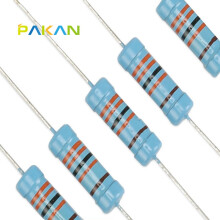 PAKAN 3W精密电阻器 1% 3W色环电阻 金属膜电阻3W 680R 精度1% (10只)