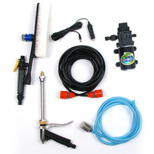 24v96w洗车器家用高压v家用便携车载洗车泵清洗机刷车水枪洗车机24v連接器治具图片