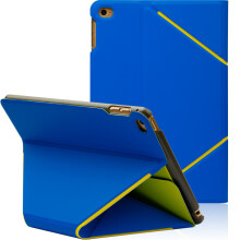 幻响（i-mu）趣玩系列 苹果ipad mini4保护套 百变折叠方式 智能休眠 赠贴膜 蓝色