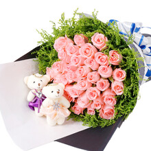 瑰花束 生日鲜花快递北京全国花店送花配送 鲜