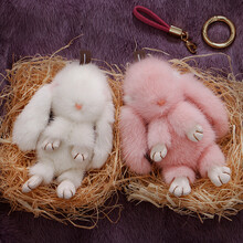 车钥匙扣挂饰装死兔水貂毛牌子好不好 哪款好