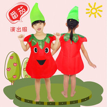 六一儿童水果蔬菜演出服装亲子水果蔬菜环保造型时装秀舞蹈幼儿园