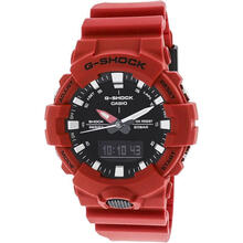 全球购卡西欧(casio) g-shock ga800-4a 男女手表红色网红简约ga8004a