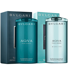 【欧美进口】bvlgari man宝格丽男士香水沐浴露 两件套装 水能量200ml