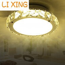 led吸顶灯水晶灯节能阳台水晶灯过道灯饭厅卫生间玄关灯 亚克力卧室