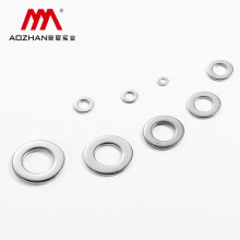 奥展实业（AOZHAN）奥峰牌DIN125-304不锈钢标准型平垫片垫圈M3-M30系列 φ4*0.8(2公斤/盒)