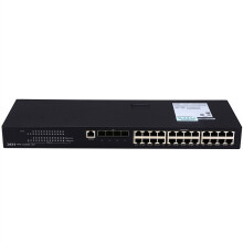 华三（H3C） S5500V2-24P-WiNet 24口全千兆三层网管安全智慧工业级交换机