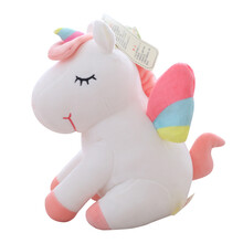 可爱独角兽公仔毛绒玩具unicorn娃娃儿童玩偶抱枕少女心圣诞节七夕