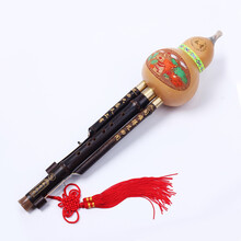 秦青乐器 初学葫芦丝天然葫芦紫竹管三音可拆