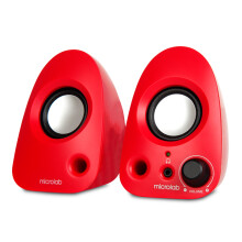 麦博 Microlab B19 2.0多媒体有源迷你小音箱 音响 电脑音箱 笔记本音响 红色