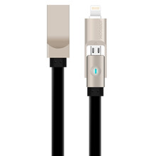 机乐堂 S-T504 呼吸灯锌合金数据线 苹果\/安卓