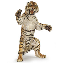 老虎豹狼狮子大型猫科动物合集哺虎亲子游戏幼儿园教具 玩具 站立虎