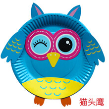 宝宝幼儿园儿童手工圣诞节diy制作益智材料包 猫头鹰