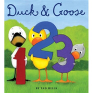 微瑕品 介意慎拍 鴨與鵝系列  Duck & Goose 1 2 3 進口原版  啟蒙教育 數(shù)字認(rèn)知 紙板書  小學(xué)教輔