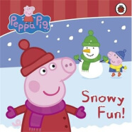 小猪佩奇 粉红猪小妹：雪天乐趣 纸板书/Peppa Pig: Peppa's Snowy Fun 进口原版英语故事书