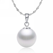 依特925銀項鏈女高級感貝殼珍珠銀飾鎖骨項鏈吊墜生日禮物送女友老婆