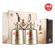 泰山牌泰山儒風 38度濃香型白酒 固態(tài)法釀造山東魯酒 500ml*2瓶 兩支裝 