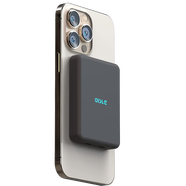 OISLE【3C認證】磁吸充電寶Magsafe適用蘋(píng)果16iPhone15外置電池14ProMax無(wú)線(xiàn)充電器13mini超薄小巧便攜 MP280黑色8000毫安 iphone 16～12全系通用