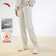 安踏安踏加絨運(yùn)動(dòng)長(zhǎng)褲女簡(jiǎn)約束口小腳針織褲子休閑潮流百搭運(yùn)動(dòng)褲