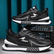 羅蘭船長(cháng)【官方正版 原裝直郵】典藏版【匠心制作】休閑潮鞋男鞋時(shí)尚板鞋 黑色 41