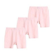 KIDS MAM&DAD女童短褲打底褲女孩純棉安全褲防走光女寶寶保險褲中大童夏季薄款 平角粉色 140