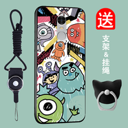 班藍紅米Note4x手機殼硅膠防摔圖案卡通新款創(chuàng  )意Note4x高配軟保護套女男士高檔網(wǎng)紅全包圍 怪獸公司 A款note4x高配【全屏鋼化膜+支架掛繩】