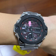 卡西歐（CASIO） 卡西歐手表G-SHOCK 運動電子太陽能藍牙石英男士手表防水表 GST-B400AD-1A4