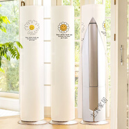 空調(diào)防塵罩立式簡約圓柱形全包美的小米格力通用空調(diào)防塵套 梔嶼諾安-(開機不取 雙面印花) 空調(diào)高185公分左右