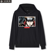 火影忍者長(zhǎng)袖衛(wèi)衣2020秋冬季加絨新款男女衣服曉組織宇智波鼬佩恩動(dòng)漫周邊秋冬季帽衫 佩恩 黑色(需要加絨請(qǐng)備注) L）
