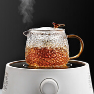 美杜玻璃茶壺茶水分離過(guò)濾泡茶杯大容量花茶壺茶具套裝電陶爐煮茶器 【2件套】泡茶壺+電陶爐 401mL(含)-500mL(含)