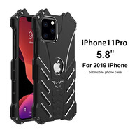 龍豈iPhone11手機殼ip11pro保護套全包防摔金屬邊框定制鋼鐵俠蝙蝠俠蘋(píng)果11ProMax夏天散熱外殼新款男 iPhone11Pro-蝙蝠俠-黑色
