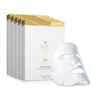 vtv燕窩面膜 薇緹薇燕窩膠原補(bǔ)水面膜蠶絲保濕控油 三盒/15片