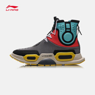 李寧（LI-NING）紐約時裝周走秀系列李寧休閑鞋男鞋重燃時尚高幫運動鞋AGBN054 -2 39.5
