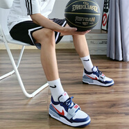 耐克（NIKE）Air Jordan AJ312復古經(jīng)典男子芝加哥白紅色低幫休閑運動(dòng)籃球鞋 CD7069-164白藍紅 42