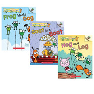 英文原版 學(xué)樂(lè )大樹(shù)橡樹(shù)系列 Acorn 蘭登分級讀物 Penguin Young Readers 兒童全彩趣味幽默故事書(shū) 課外橋梁章節書(shū) 【新版】青蛙和狗3冊 蘭斯值150-180L