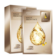 魔力鮮顏水系列面膜 補水保濕提亮膚色 秘齡金箔水潤面膜5片/盒*5盒