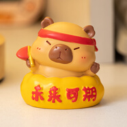 杞樂生日禮物女卡皮巴拉中高考勵(lì)志伴手禮桌面擺件治愈系汽車工位裝飾 卡皮巴拉小擺件（未來(lái)可期）