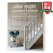 Colour Recipes for Painted Furniture and More 英文原版 家具涂漆配色方案 安妮·斯隆 40步讓你的家煥然一新 英文版 進(jìn)口書(shū)