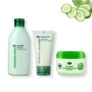 Boots英國代購BOOTS小黃瓜清爽套裝深層清潔清爽保濕 N.7 卸妝乳+三分鐘面膜+面霜