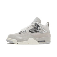 耐克（NIKE）【極速發(fā)貨】Air Jordan 4 AJ4   男女情侶款 復(fù)古籃球鞋 AQ9129-001 灰色 42