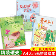 【官方正版】夏天來(lái)了繪本關(guān)于夏天的繪本全套夏天主題精裝硬殼硬皮繪本3-4-5-6歲兒童書(shū)早教繪本寶寶睡前故事書(shū)幼兒園大班中班小班經(jīng)典讀物暢銷(xiāo)圖畫(huà)書(shū)籍 陽(yáng)光燦爛享夏至+夏天里的歌謠+夏天來(lái)了 全3冊(cè)