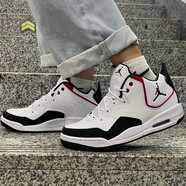 耐克（NIKE）AJ23男鞋籃球鞋冬季新款Air Jordan小藤原浩氣墊運動(dòng)鞋休閑鞋 DZ2791-101白色黑紅 42