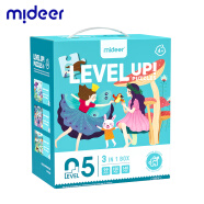 弥鹿（MiDeer）儿童拼图玩具早教进阶纸质大块拼图4岁以上5阶-梦幻世界儿童节礼物