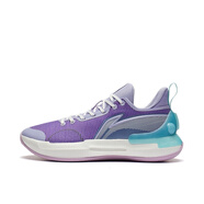 李寧（LI-NING）李寧籃球鞋男馭帥Retro減震耐磨中低幫透氣實(shí)戰(zhàn)運(yùn)動鞋ABPS031 壞小紫 ABPS031-5 42