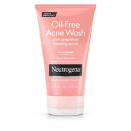 露得清（Neutrogena）磨砂膏無油痘痘肌膚粉紅葡萄柚泡沫去角質(zhì)霜嫩滑粗糙肌膚 only 124ml
