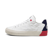 Kappa男女情侶板鞋ins潮流百搭舒適運動(dòng)休閑鞋春季新款K0925CC20D 漂白/深藍色-001 37