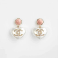 香奈兒（Chanel）女士耳環(huán) 21秋冬新款珍珠愛(ài)心心形吊墜耳環(huán)