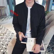 柏斐荻夾克男  春秋季時(shí)尚大碼男士立領(lǐng)夾克衫外套男學(xué)生秋天透氣運動(dòng)上衣長(cháng)袖褂子男式帥氣 圖片色 XL