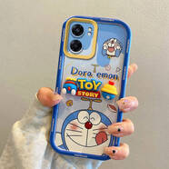 初黎適用OPPO A57 5G手機殼海綿寶寶op0pa57簡(jiǎn)約個(gè)性oppoa57時(shí)尚a575g全包邊poopa57 5g搞怪可愛(ài)女oppe 【立體叮當貓】 OPPO A57 5G